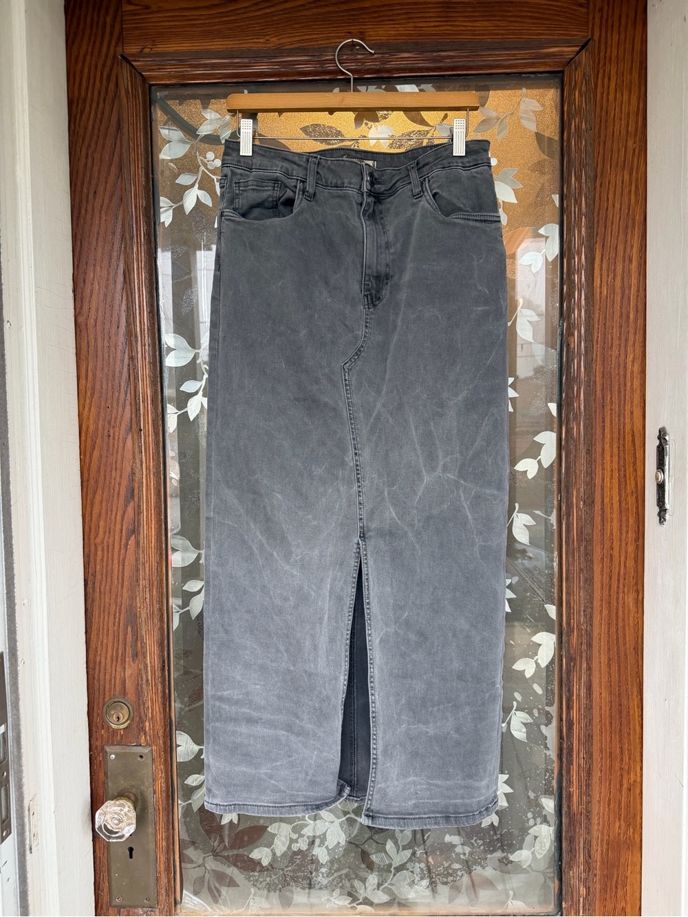 Kut From The Kloth Kindra Denim Skirt Whimsigoth, Boho Chic 90’s Grunge EUC